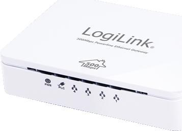 LogiLink Gateway Ethernet Homeplug (500 Mbit/s)