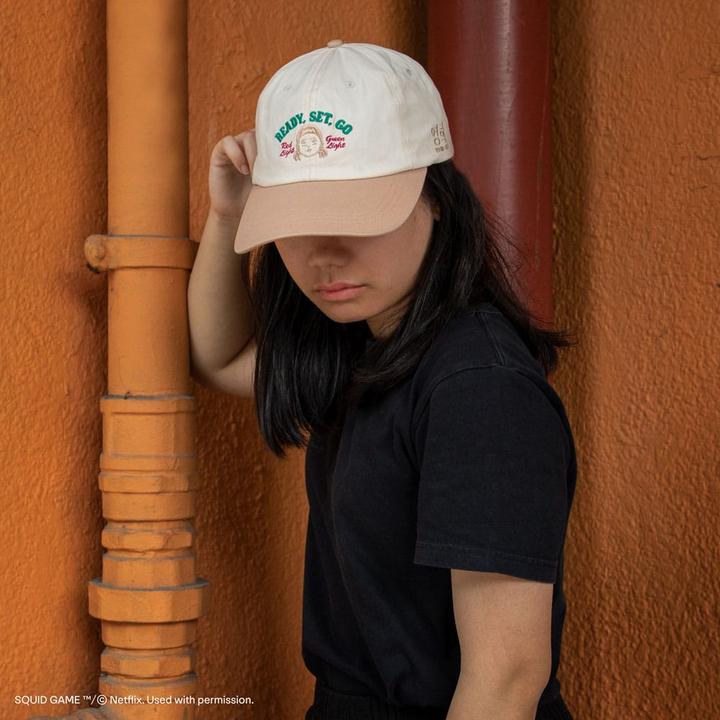 Actual product image Cinereplicas Squid Game Baseball Cap Red light, green light