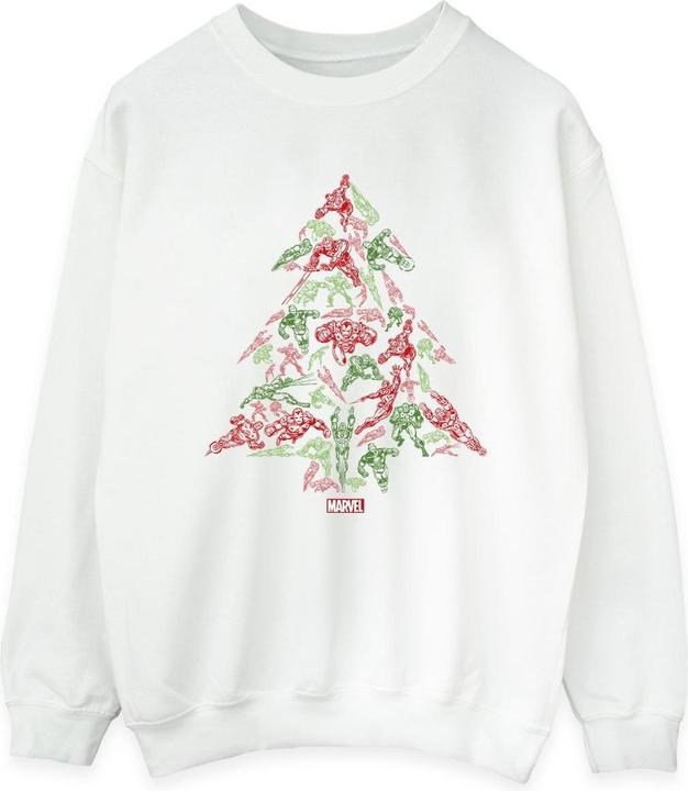 Immagine prodotto Avengers Christmas Tree Felpa Donna (L)