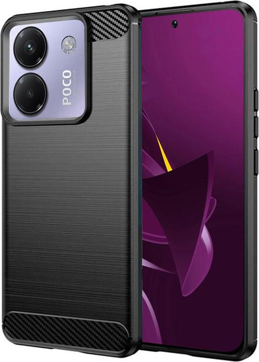 Actual product image Techsuit - Carbon Silicone - Xiaomi Poco M7 Pro 5G - Black (Xiaomi Poco M7 Pro)