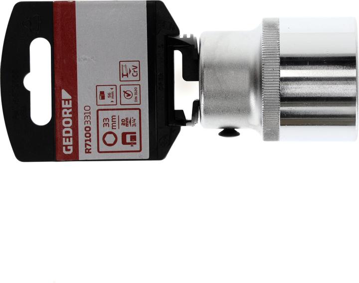 Produktbild Gedore Red red R71003310 Steckschlüsseleinsatz 3/4" 6-kant 33 mm Länge 56 mm (33 mm)