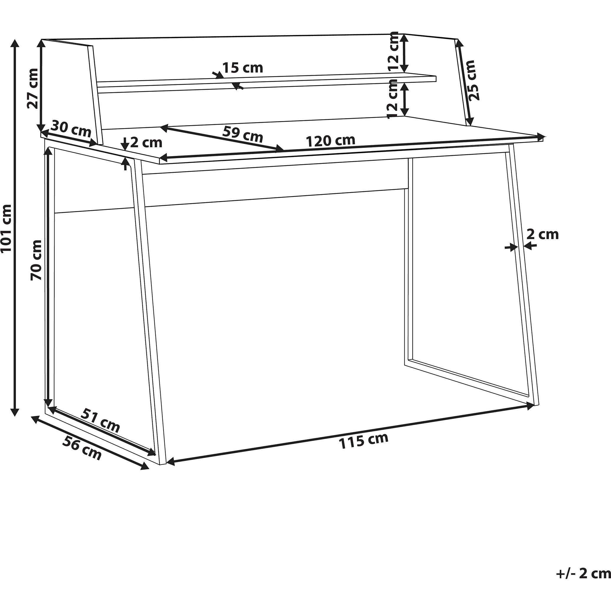 Thumbnail - Beliani, Schreibtisch, Gorus