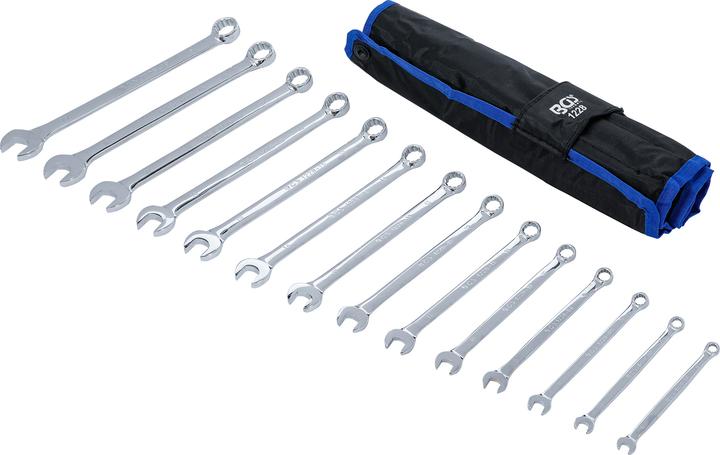 Produktbild BGS Maul-Ringschlüssel-Satz extra lang SW 6 - 19 mm 14-tlg. (19 mm, 6 mm, 12 mm, 14 mm, 16 mm, 10 mm, 18 mm, 7 mm, 17 mm, 11 mm, 15 mm, 8 mm, 9 mm, 13 mm)
