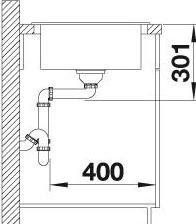 Produktbild Blanco Elon 45 S (Einbauspüle, 65 cm, 50 cm)