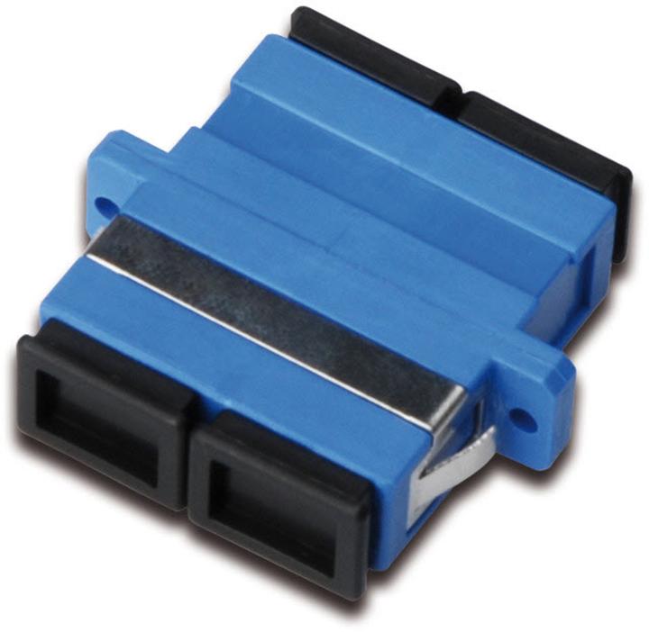 Actual product image Digitus SC / SC Duplex Coupler Color blue Zirconia Ceramic Sleeve Plastic Housing Singlemode incl. Screw... (S/UTP, CAT6, 0.16 m)