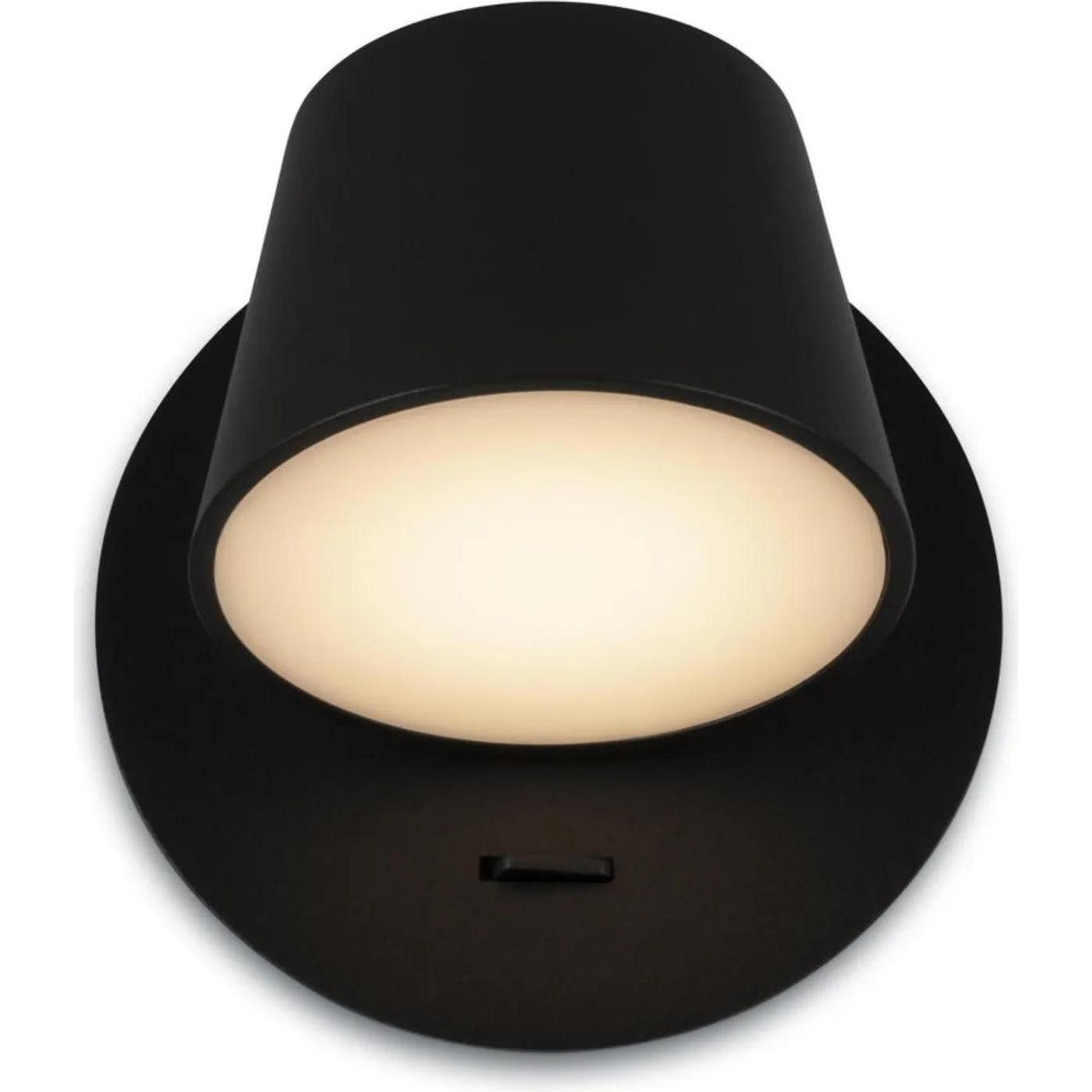 Maytoni, Wandleuchte + Deckenleuchte, Pixel LED Wandleuchte, Wandlampe 7W Schwarz Warmweiss (350 lm)