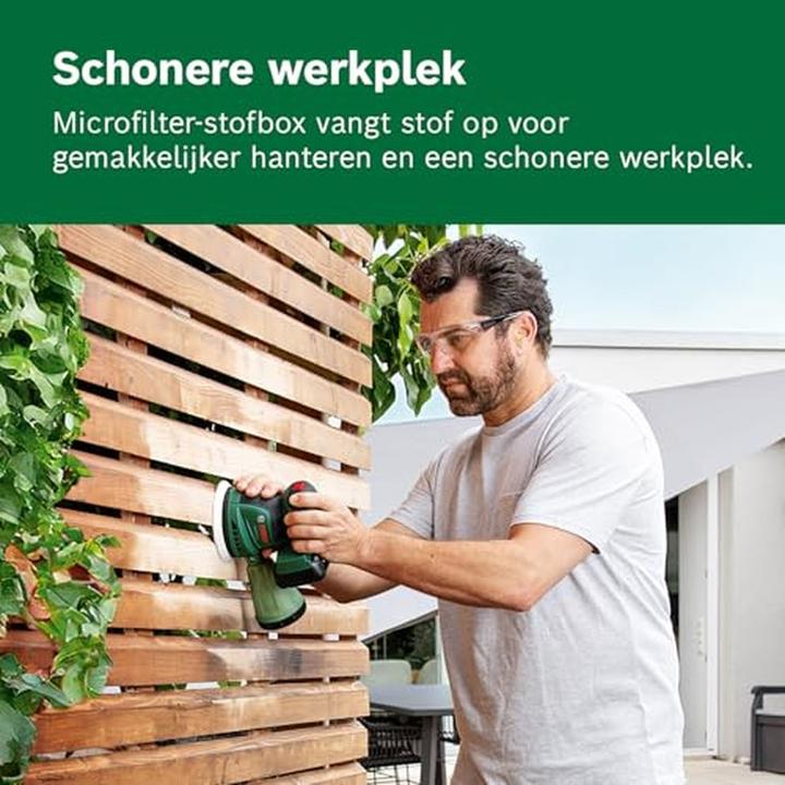 Actual product image Bosch Home & Garden Bosch Exzenterschleifer EasyOrbit 18V-10, 1x2,0Ah (Eccentric grinder)