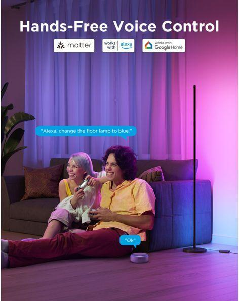 Actual product image Govee RGBICW Floor Lamp With Matter, H8076C13 (1000 lm)