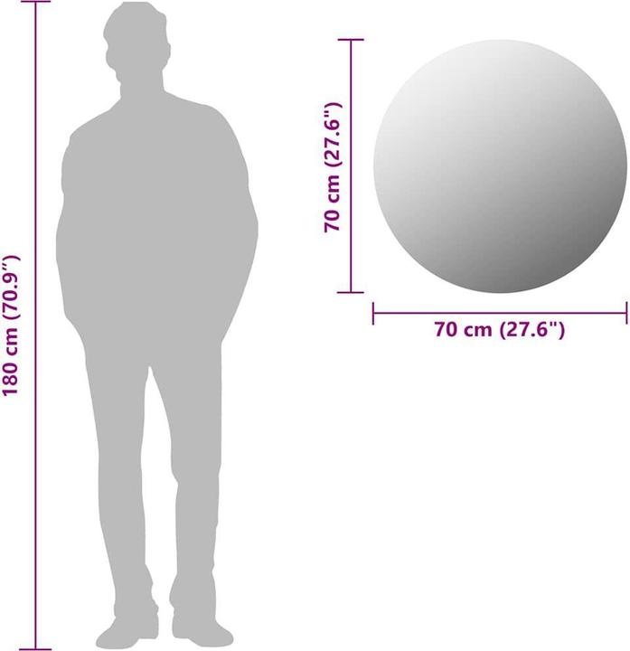 Produktbild vidaXL Piera (70 x 70 cm)