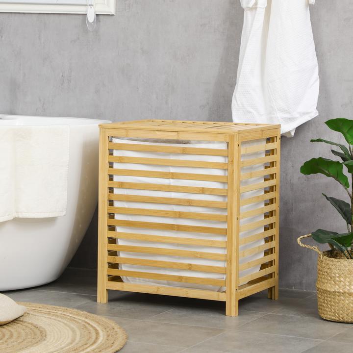 Actual product image Homcom Laundry basket with removable laundry bag (55 l)