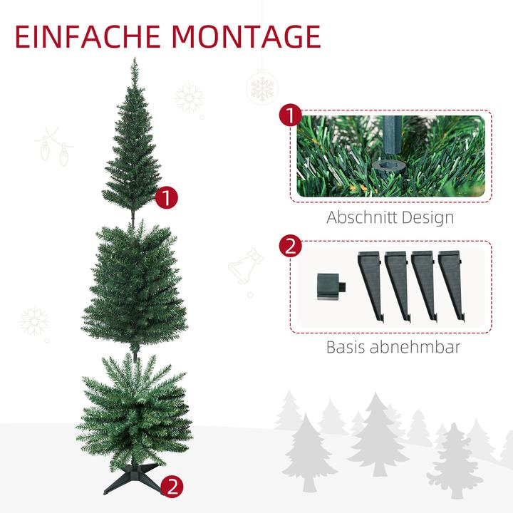 Produktbild Homcom Weihnachtsbaum mit Kunststoffständer (180 cm)