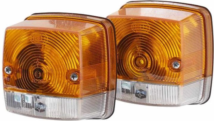 Actual product image Hella 2 front halogen indicators for AEBI