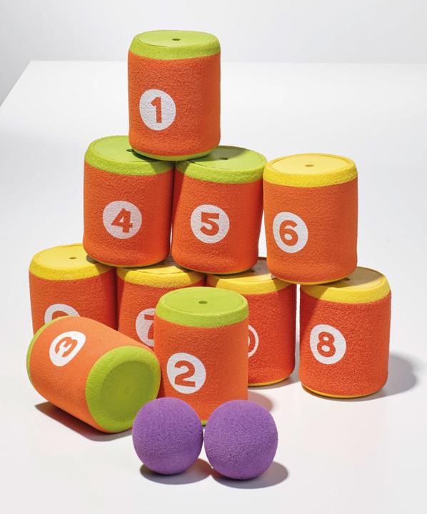 Kübler Sport Soft can throwing game