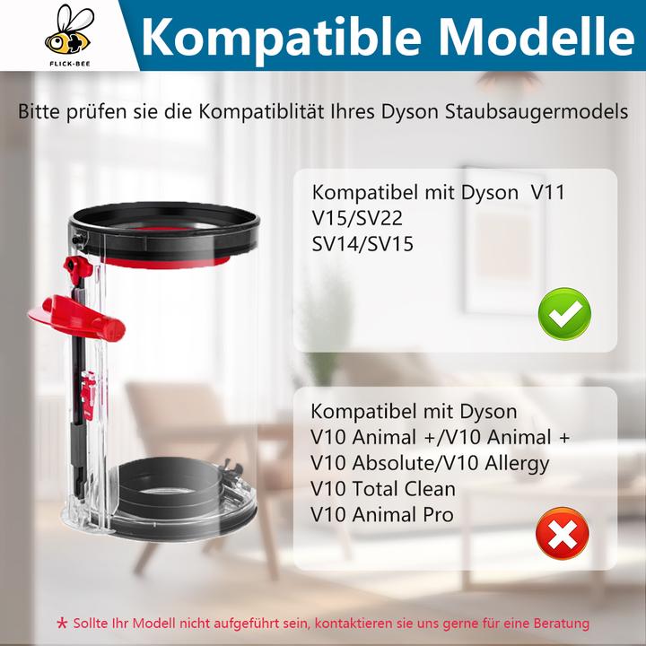 Image du produit Flickbee Bac à poussière pour Dyson V11/V15 remplace 965443-01