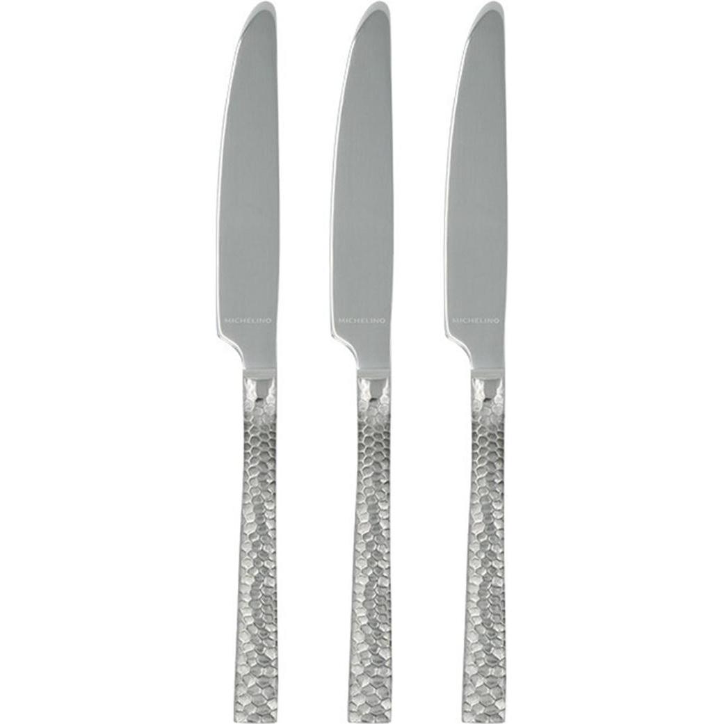 Michelino Menümesser 3 Stück, Besteck, Silber