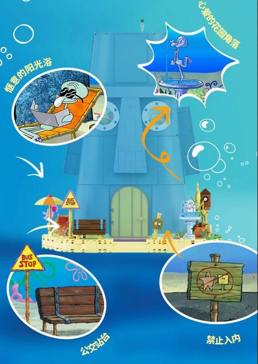 Image du produit Sembo AREA-X SpongeBob™ Squidward Tentacles' House