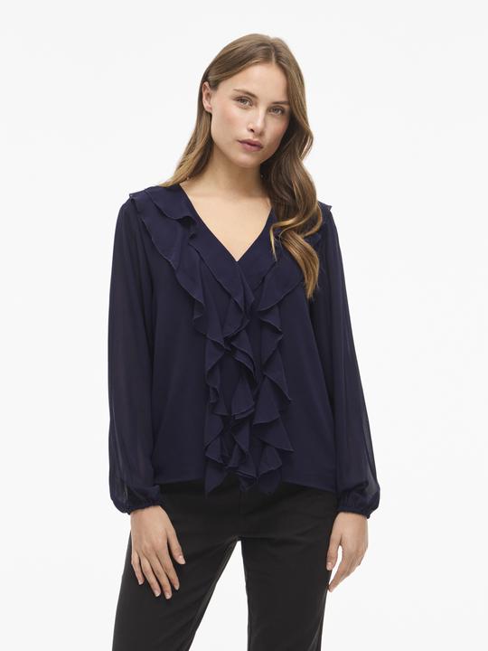 Immagine prodotto Vila VIANE Gerüschtes Oberteil mit langen Ärmeln (42)