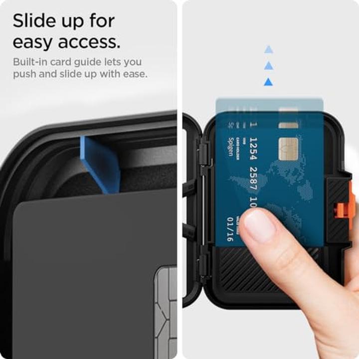 Actual product image Spigen iPhone Lock Fit Wallet with MagSafe - black