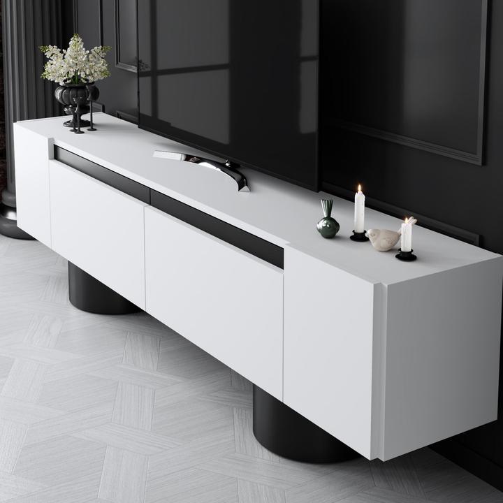 Produktbild Skye Decor Bohem Black TV Stand (180 x 30 x 50 cm)