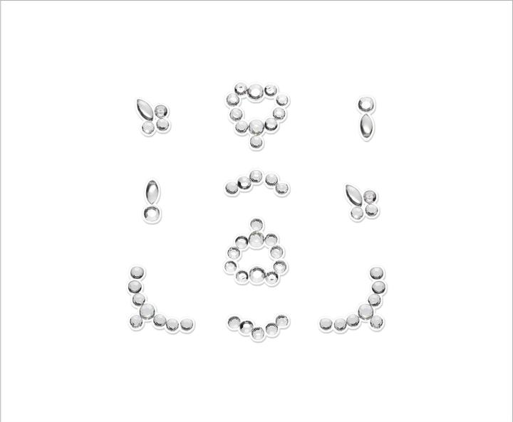 Immagine prodotto essence Gioielli per unghie 3D (Unghie artificiali, Argento)