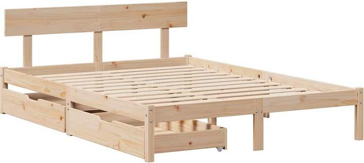 Produktbild vidaXL Bettrahmen (140 x 190 cm)