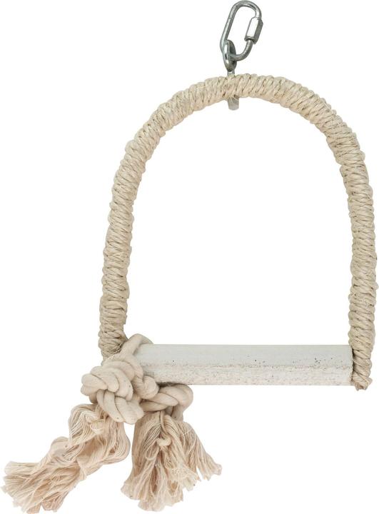 Kerbl Sisal swing with lime seat bar