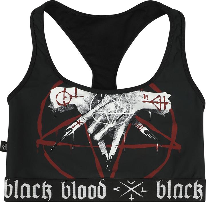 Immagine prodotto Black Blood by Gothicana Bikinitop mit Pentagram (M)