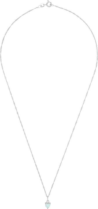 Produktbild Amor Halsschmuck für Damen, 925 Sterling Silber, Schmuckstein synth. (Silber 925)