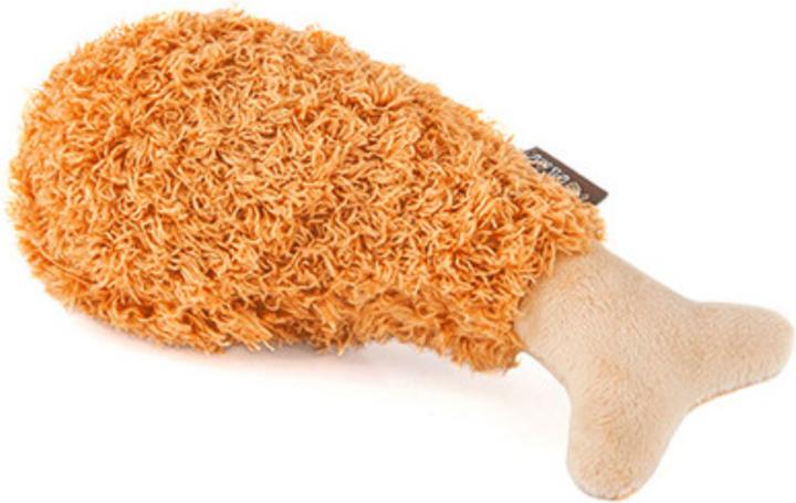 P.L.A.Y. Gebakken kip (Pluche speelgoed hond)