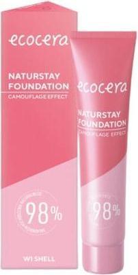 Produktbild Ecocera Naturstay Foundation Natural Foundation W1 30Ml (W1 Shell)