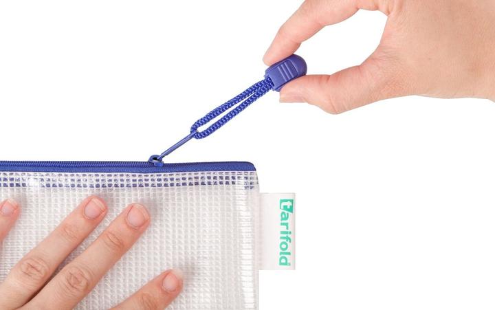 Image du produit Tarifold Pochette à fermeture éclair, a5, bleu, pack de 8 (A5, 8x)
