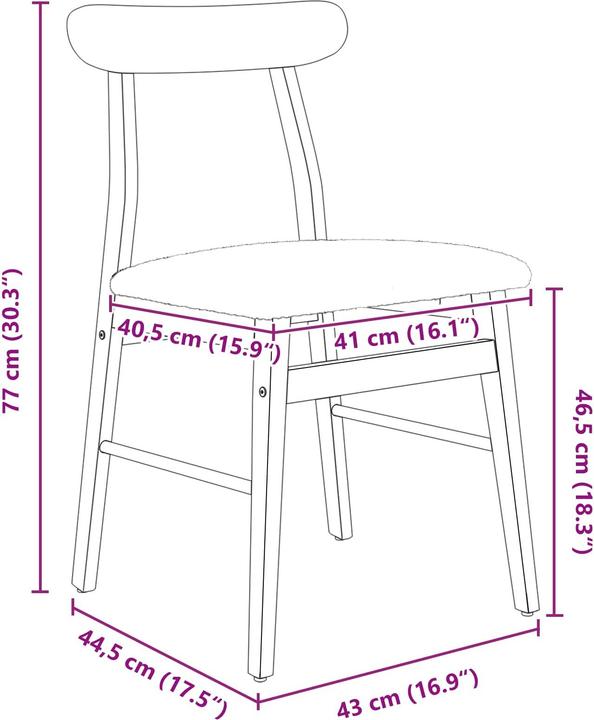 Produktbild vidaXL Essbereich Sitzmöbel