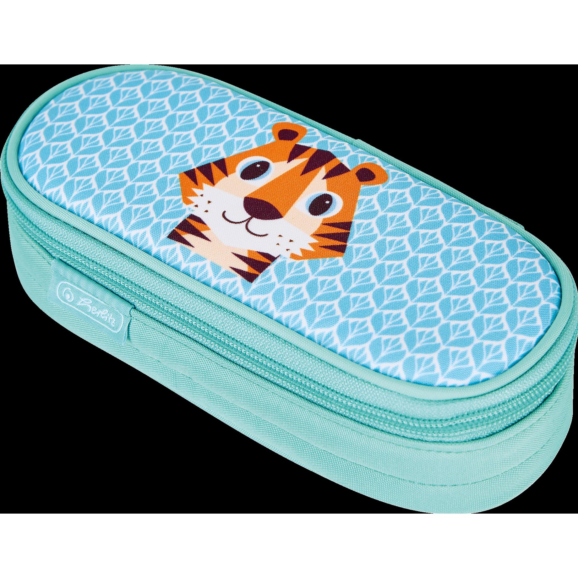 Herlitz, Etui, Faulenzer Etui Cute Animals Tiger