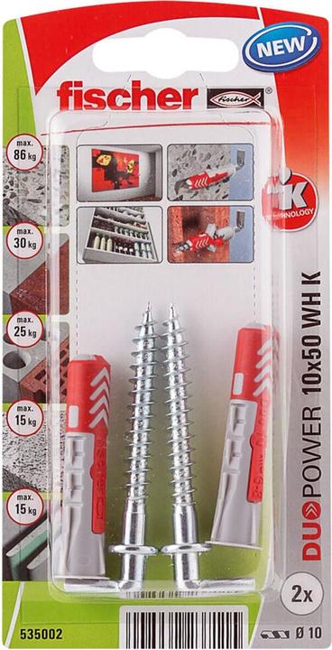 Fischer Chevilles en nylon (2 pcs)