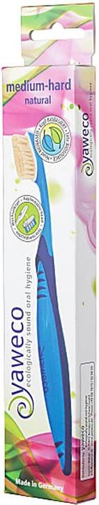 Actual product image Yaweco Interchangeable toothbrush medium-hard assorted colours (Medium, 1x)