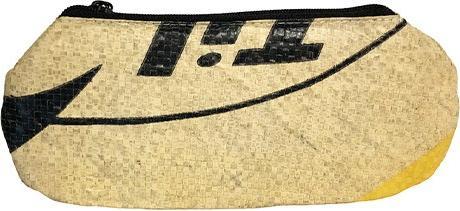 Immagine prodotto Bekos Upcycling - Brillenetui R aus recyceltem Fischfuttersack hellgelb