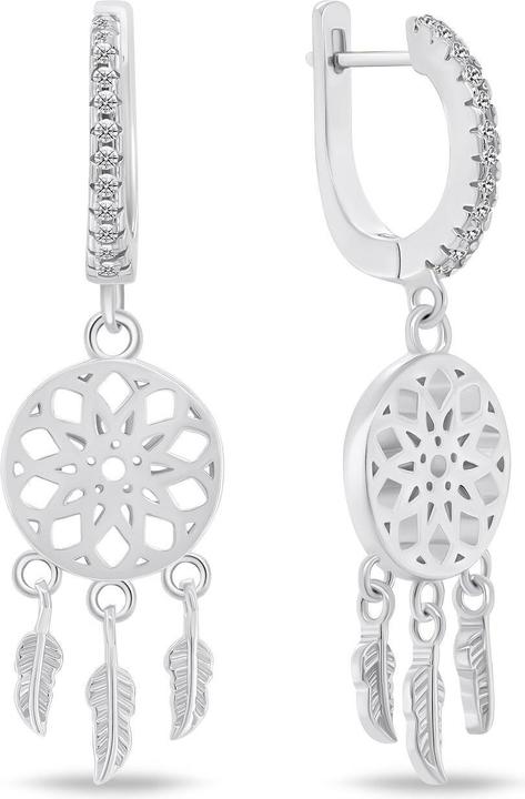 Produktbild Brilio Silver - Original silver dangle earrings Dream Catcher EA733W