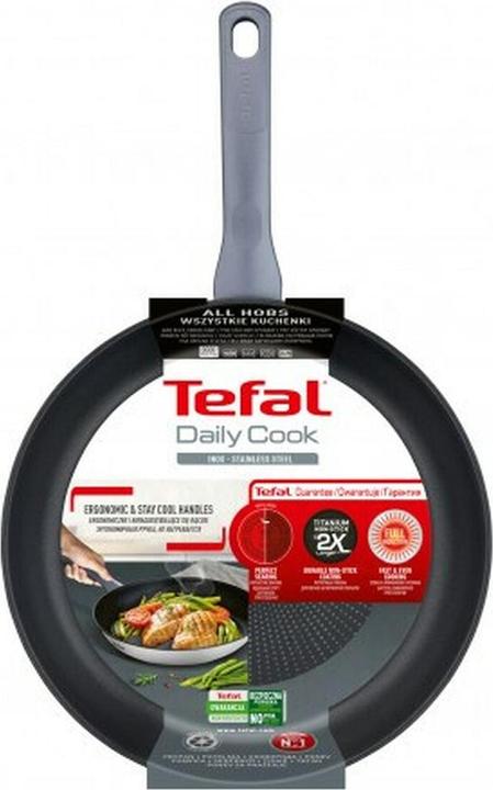 Actual product image Tefal Daily Cook G7300755 frying pan All-purpose pan Round (Frying pan, Stainless steel, 30 x 6 cm)