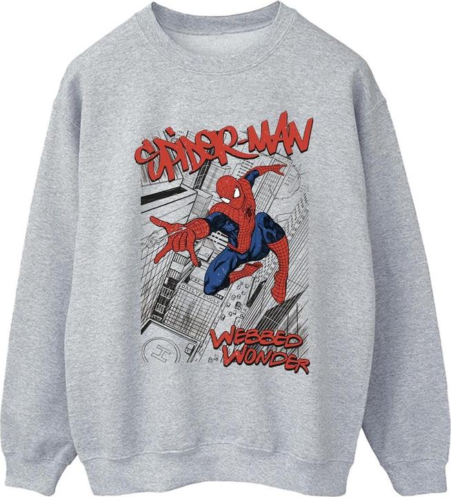 Image du produit - Sweat SPIDER-MAN SKETCH CITY - Homme (L)
