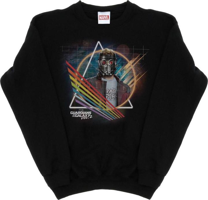Actual product image Boys Guardians Of The Galaxy Neon Star Lord Masked Sweatshirt (128)