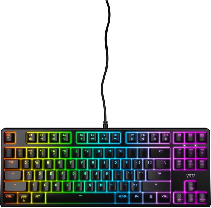 Produktbild CHERRY XTRFY K4V2 TKL keyboard, black (USA, Kabelgebunden)