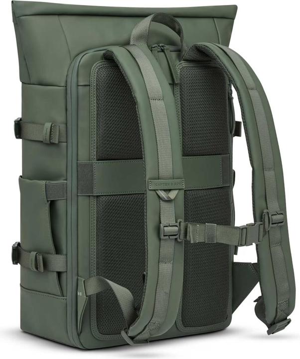 Produktbild Kapten & Son Laptoprugzak / Rugtas / Schooltas 19 Inch Vegan Helsinki Pro Groen (23 l)