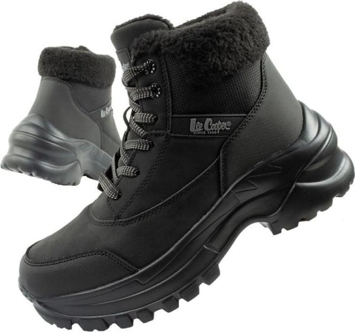 Image du produit Lee Cooper schwarze Damen-Winter-Trekkingschuhe (41)