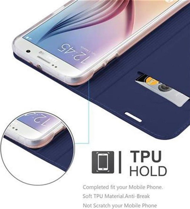 Actual product image Cadorabo Book Classy Style Cover (Samsung Galaxy S6)