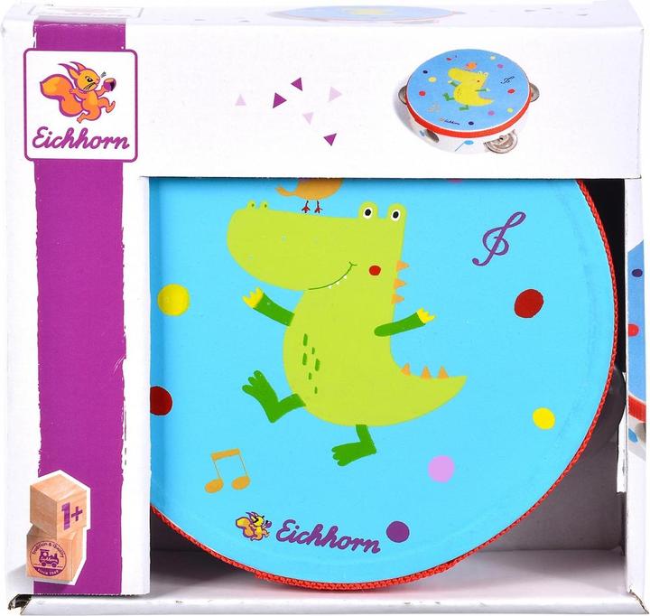 Actual product image Eichhorn Music tambourine (English, French, German, Italian)