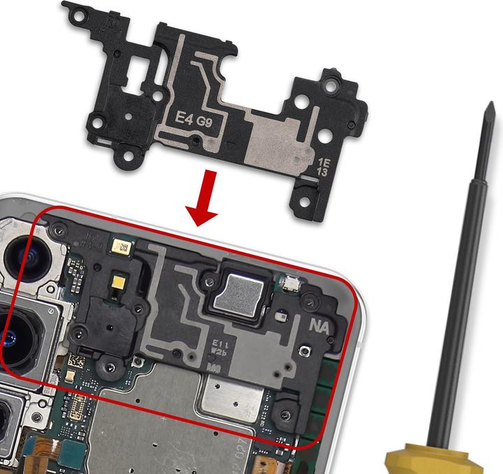 Actual product image Samsung Obere Netzantenne Galaxy S22 Service Pack (Module, Samsung Galaxy S22)