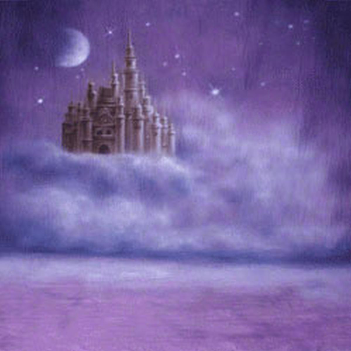 Walimex pro pro Motiv-Stoffhintergrund 'Dreams' (600 cm, 300 cm), Hintergrundsystem, Violett