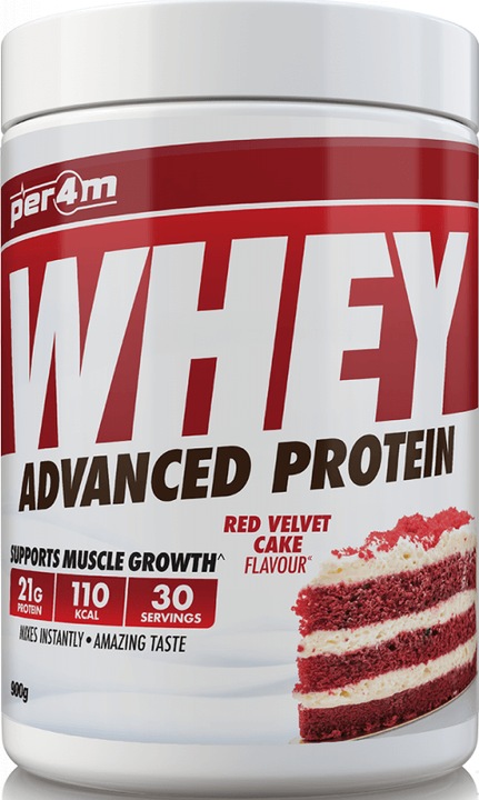 Image du produit Per4m Protéine Whey avancée (Cake au velours rouge, 1 pcs, 900.90 g)