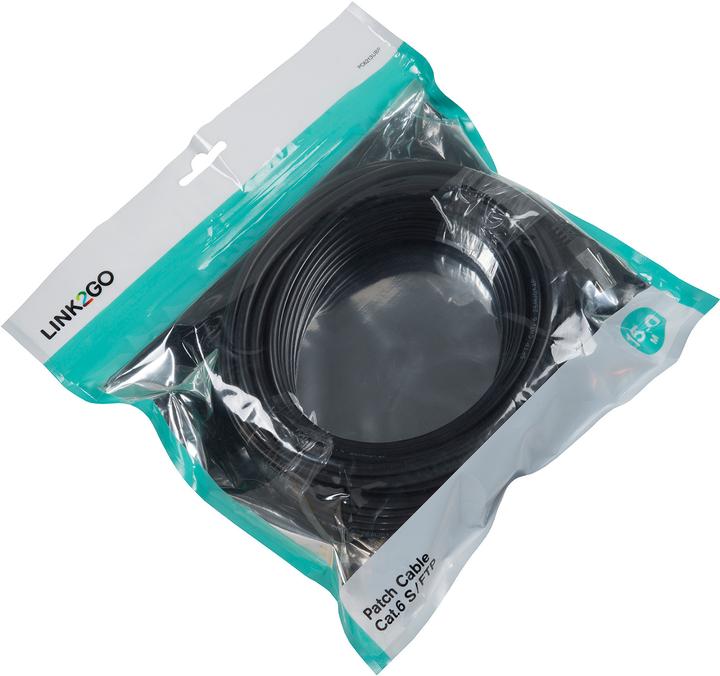 Image du produit Link2Go Câble de réseau (SF/UTP, CAT6, 15 m)