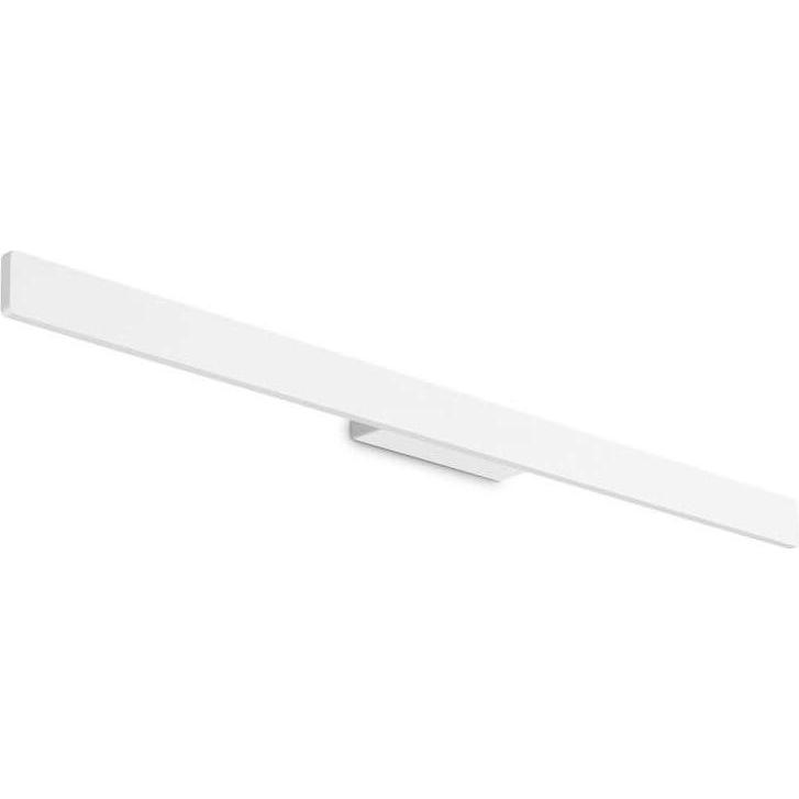 Ideal lux, Gartenbeleuchtung, LINEA LED Wandleuchte 20W Weiss IP54 warmweiss 313474 (1950 lm, IP54)